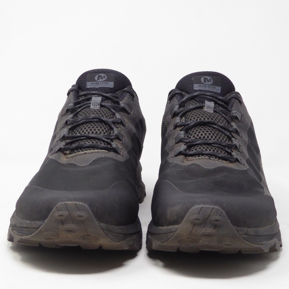 Merrell Mens Moab Speed Hiking Shoes Black Vibram FloatPro 11.5W - Picture 3 of 10